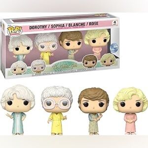 Funko Pop Television Golden Girls Set of 4 Walmart Exclusive Set NEW
